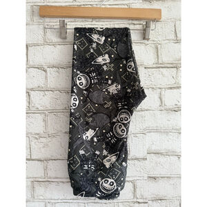 Disney x LR Lock Shock & Barrel Nightmare Before XMAS Leggings Black OS Small